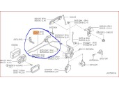 Recambio de cerradura puerta delantera izquierda para nissan pick-up (d22) 2.5 diesel referencia OEM IAM 805112S400 