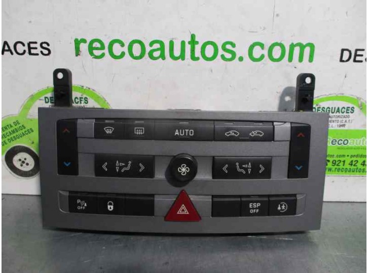 Recambio de mando climatizador para peugeot 407 2.2 referencia OEM IAM 96533783YW 96464896KA 