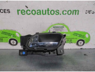 Replacement rear left interior door handle for Peugeot 407 2.2 OEM IAM reference 96526178VD 