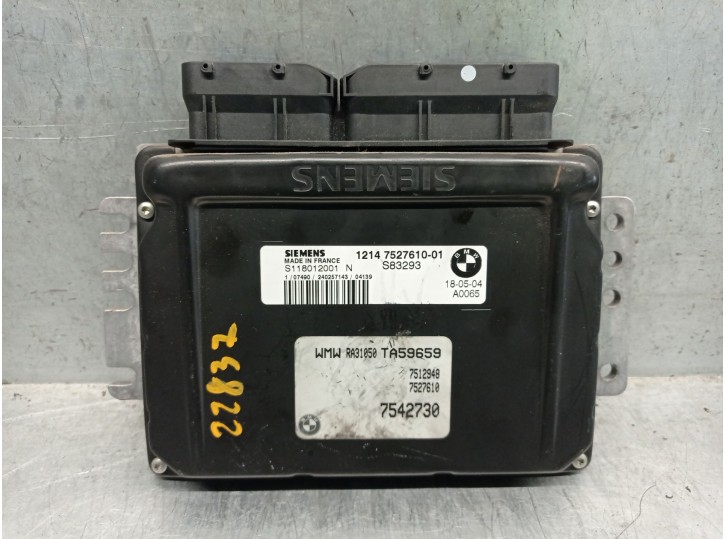 Recambio de centralita motor uce para mini mini (r50, r53) one referencia OEM IAM 1214752761001  S118012001N