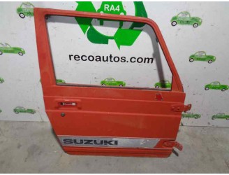 Recambio de puerta delantera derecha para suzuki sj-410 1.0 referencia OEM IAM  ROJA 3 PUERTAS