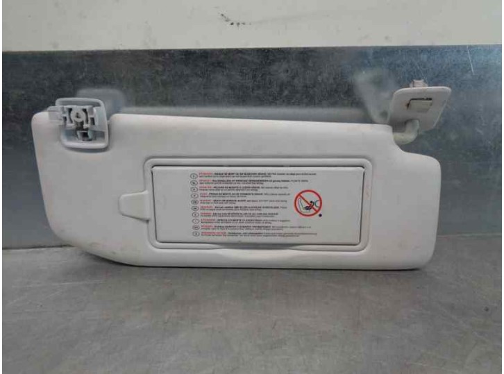 Recambio de parasol derecho para peugeot 208 1.6 16v hdi fap referencia OEM IAM 