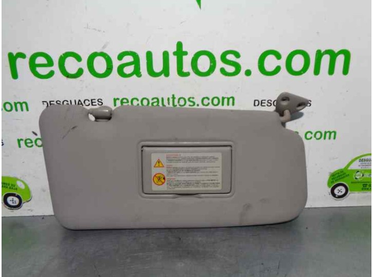 Replacement right sun visor for Nissan X-Trail (T30) 2.2 dCi diesel CAT OEM IAM reference 