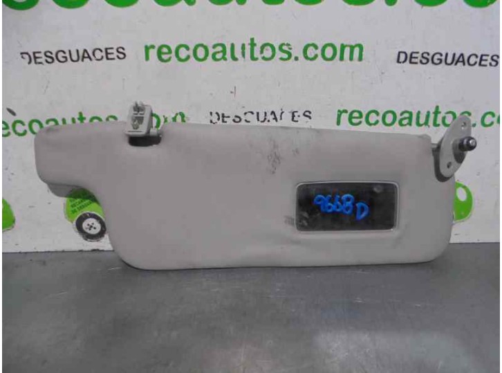 Recambio de parasol derecho para toyota yaris (ncp1/nlp1/scp1) 1.4 turbodiesel cat referencia OEM IAM 743100D021B0 