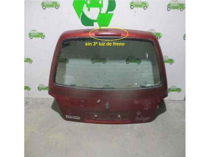 Recambio de porton trasero para renault twingo (co6) 1.2 referencia OEM IAM 7751474591 GRANATE 3 PUERTAS