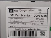 Recambio de pantalla multifuncion para chevrolet cruze lt referencia OEM IAM 20935346  14799430 SANYO