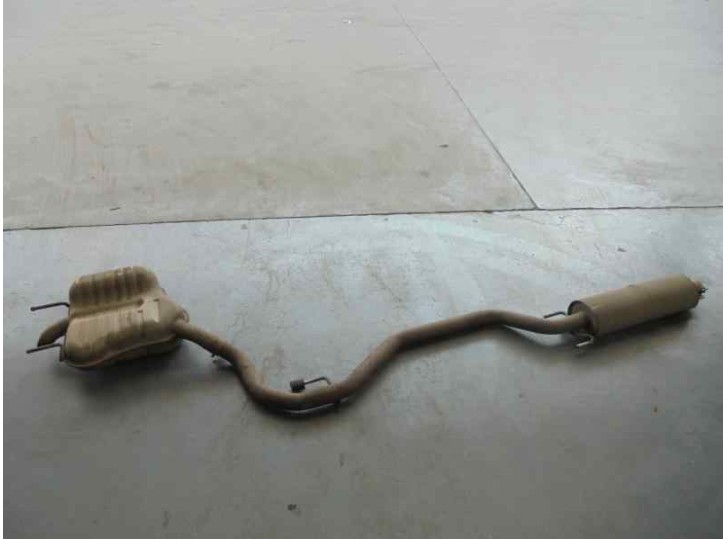 Replacement rear exhaust pipe for Opel Vectra C Saloon 1.9 CDTi OEM IAM reference 24422036 24422004078 