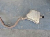 Replacement rear exhaust pipe for Opel Vectra C saloon 1.9 CDTi OEM IAM reference 24422036 24422004078 
