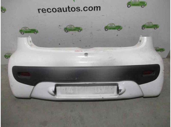 Replacement rear bumper for Peugeot 107 1.4 HDi CAT (8HT / DV4TD) OEM IAM reference 7410Y8 WHITE 5 DOORS