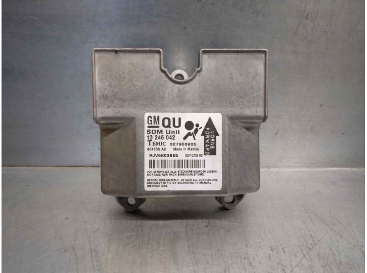 Recambio de centralita airbag para opel astra h caravan 1.7 16v cdti referencia OEM IAM 13246042 327963935 TEMIC