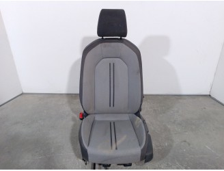 Recambio de asiento delantero izquierdo para seat leon (kl1) 1.5 16v tsi act referencia OEM IAM 5WA881105D TELA NEGRA Y GRIS 5 P
