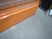 Recambio de puerta lateral corredera derecha para volkswagen crafter 2.0 tdi referencia OEM IAM 2E1843108AN NARANJA ROTULADA 5 P