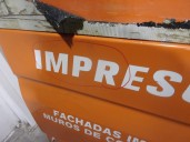 Recambio de puerta lateral corredera derecha para volkswagen crafter 2.0 tdi referencia OEM IAM 2E1843108AN NARANJA ROTULADA 5 P