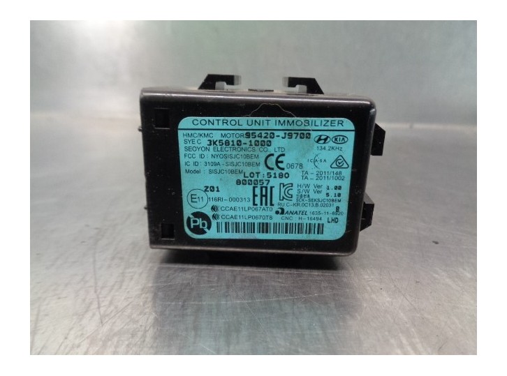 Recambio de modulo electronico para hyundai kona 1.0 tgdi cat referencia OEM IAM 95420J9700 