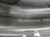 Recambio de llanta para mg serie 400 (rt) 2.0 turbodiesel referencia OEM IAM RRC106060 R1551/2JX15H2X45 HIERRO