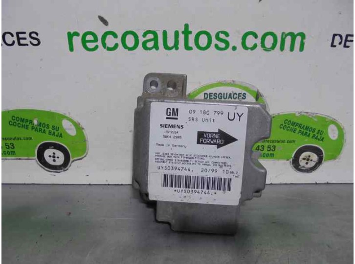 Recambio de centralita airbag para opel astra h ber. 1.7 16v cdti referencia OEM IAM 09180799 5WK42905 SIEMENS
