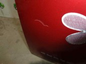 Replacement rear tailgate for Chrysler PT Cruiser (PT) 1.6 16V CAT OEM IAM reference 4724730AG GARNET 5 DOORS