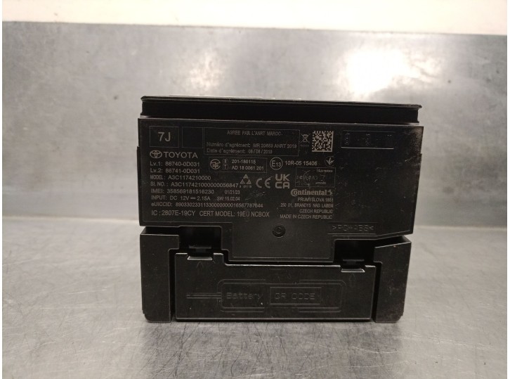 Recambio de modulo electronico para toyota yaris (_p21_, _pa1_, _ph1_) 1.5 hybrid (mxph10) referencia OEM IAM 867400D031 867400D