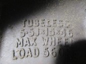 Recambio de llanta para land rover freelander (ln) 2.0 turbodiesel referencia OEM IAM ANR3974 R155.5JX15X46 ALUMINIO 5P