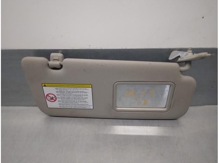 Recambio de parasol derecho para kia picanto 1.0 cat referencia OEM IAM 852201Y1108O 