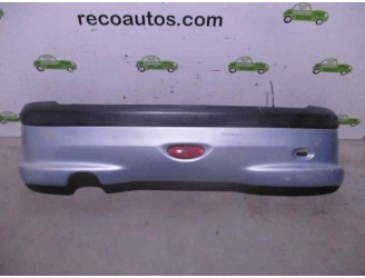 Recambio de paragolpes trasero para peugeot 206 cc cc referencia OEM IAM GRIS AZULADO 2 PUERTAS