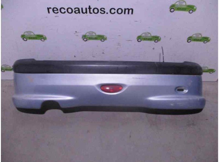 Recambio de paragolpes trasero para peugeot 206 cc cc referencia OEM IAM GRIS AZULADO 2 PUERTAS