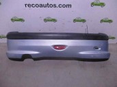 Recambio de paragolpes trasero para peugeot 206 cc cc referencia OEM IAM GRIS AZULADO 2 PUERTAS