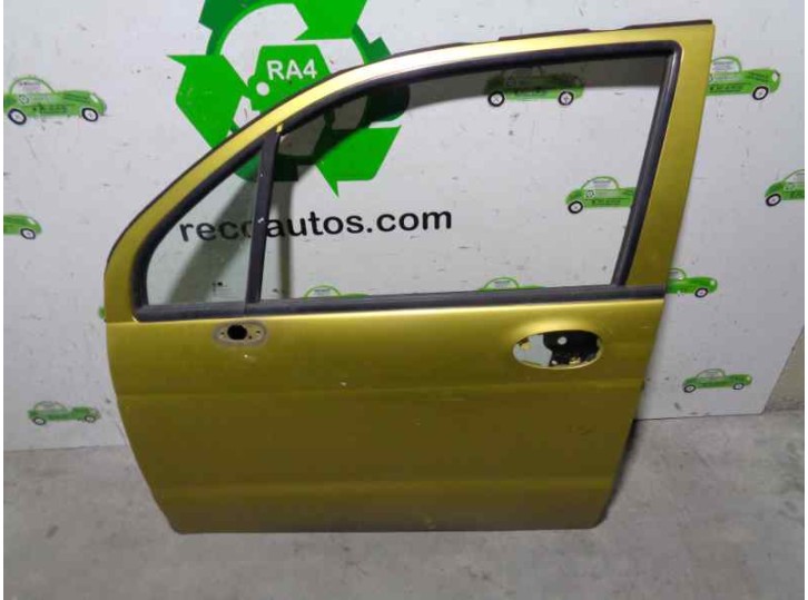 Replacement front left door for Daewoo Matiz 0.8 CAT OEM IAM reference 96562495 GOLDEN 5 DOORS
