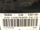 Recambio de cuadro instrumentos para saab 9-3 descapotable (ys3f) 2.0 t referencia OEM IAM 7553534  S000111596