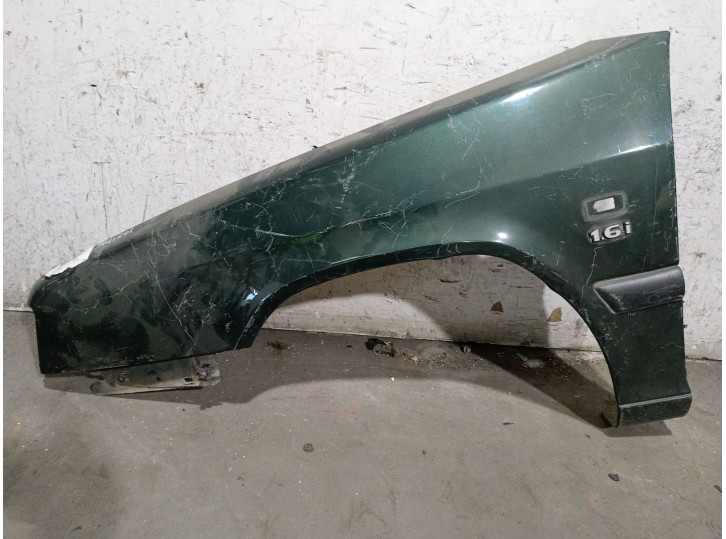 Replacement left front fender for Citroën ZX 1.6 OEM IAM reference 96076220 GREEN 