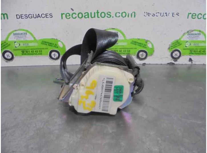 Recambio de cinturon seguridad trasero izquierdo para skoda fabia (5j2 ) 1.2 referencia OEM IAM 5J6857447R  5 PUERTAS