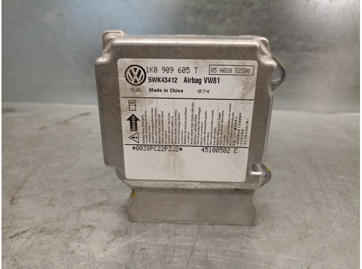 Recambio de centralita airbag para skoda octavia ii (1z3) 1.2 tsi referencia OEM IAM 1K0909605T  5WK43412 SIEMENS