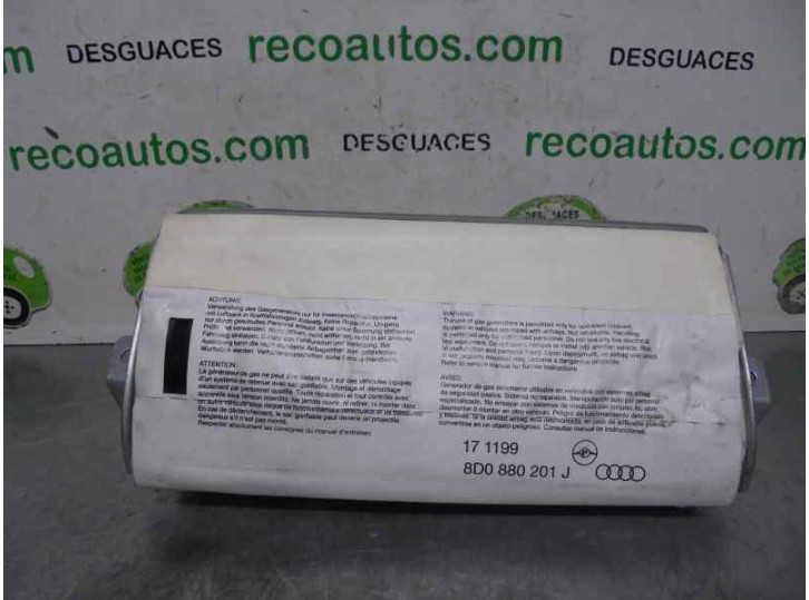 Recambio de airbag delantero derecho para audi a4 avant (b5) 2.5 v6 24v tdi referencia OEM IAM 8D0880201J 171199 