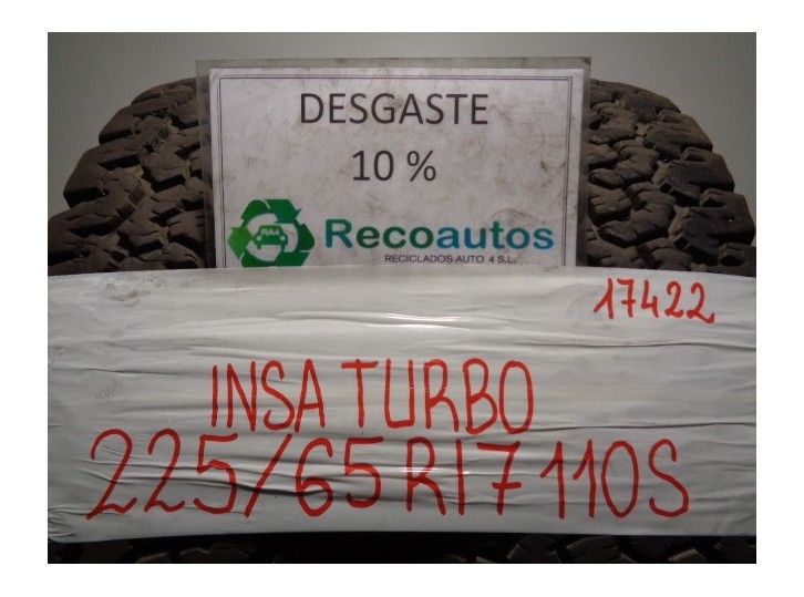 Recambio de neumatico insa turbo para mitsubishi l 200 (ka0/kb0) 2.5 di-d cat referencia OEM IAM 25565R17110S INSA TURBO RANGER 