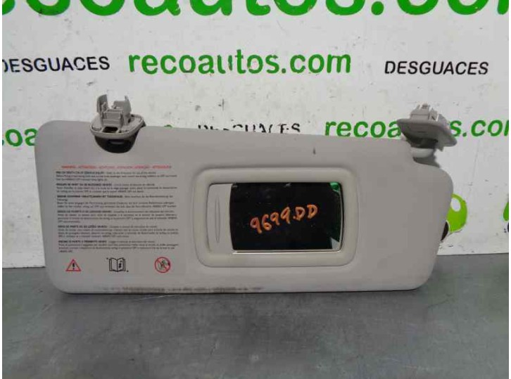Recambio de parasol derecho para renault megane iii berlina 5 p dynamique referencia OEM IAM   