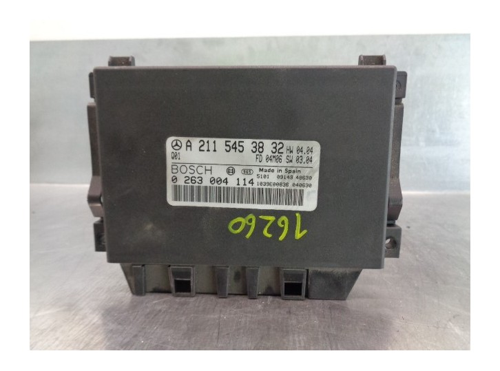 Recambio de modulo electronico para mercedes-benz clase e (w211) berlina e 270 cdi (211.016) referencia OEM IAM A2115453832 0263
