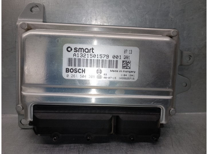 Recambio de centralita motor uce para smart coupe 1.0 cat referencia OEM IAM A1321501579 0261S04308 BOSCH