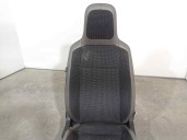 Recambio de asiento delantero derecho para volkswagen up! (121) 1.0 referencia OEM IAM 1S0881106BB TELA NEGRA 5 PUERTAS