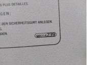 Recambio de parasol derecho para mitsubishi carisma berlina 4 (da0) 1.9 turbodiesel referencia OEM IAM MR216239  