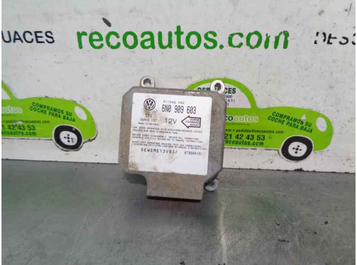 Recambio de centralita airbag para volkswagen t4 transporter/furgoneta (mod. 1991) 2.5 referencia OEM IAM 6N0909603 5WK4137 
