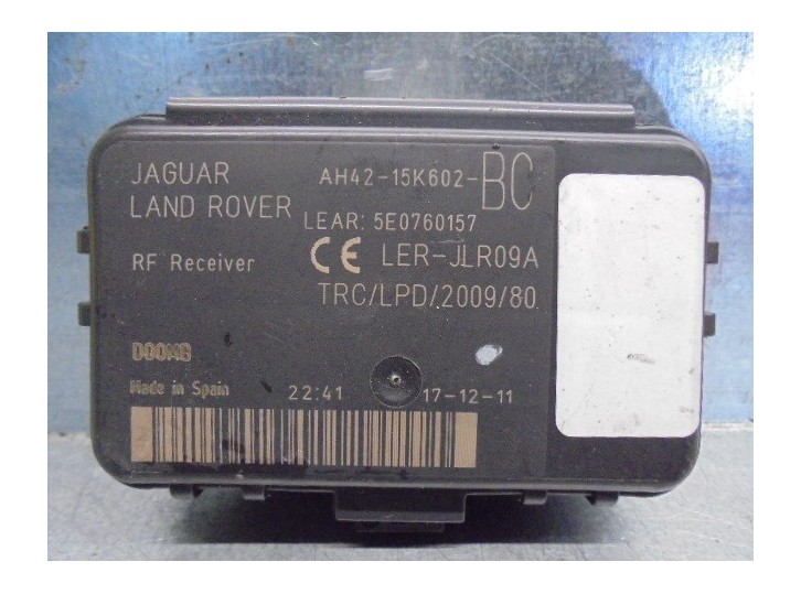 Recambio de modulo electronico para land rover evoque 2.2 td4 cat referencia OEM IAM AH4215K602BC 5E0760157 