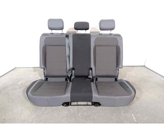 Recambio de asientos traseros para volkswagen t-cross 1.0 tsi referencia OEM IAM 4696406 TELA GRIS 5 PUERTAS