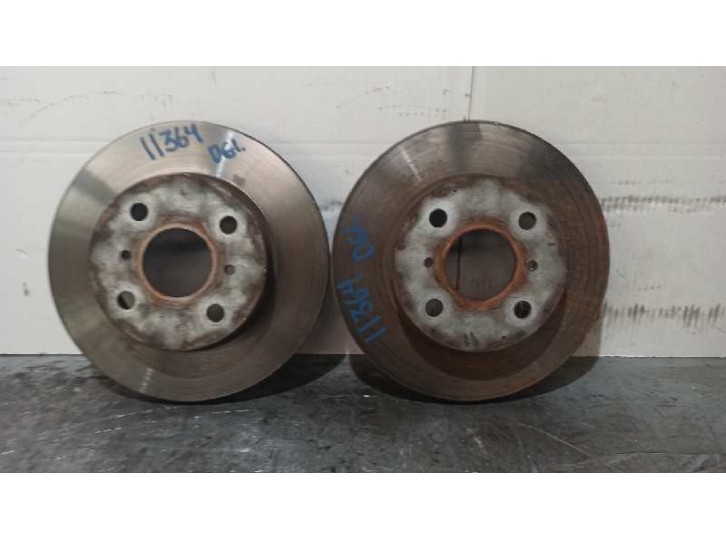 Recambio de disco freno delantero para toyota yaris (ncp1/nlp1/scp1) 1.3 16v cat referencia OEM IAM 