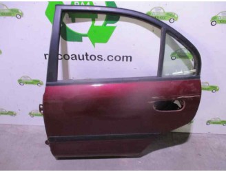 Replacement rear left door for Mitsubishi Carisma Saloon 5 (DA0) 1.8 GDI CAT OEM IAM reference MR954631 GARNET 5 P