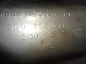 Recambio de tubo escape completo para volkswagen t-cross 1.0 tsi referencia OEM IAM 2G6253609K 2Q0253611S 2Q0253211AF