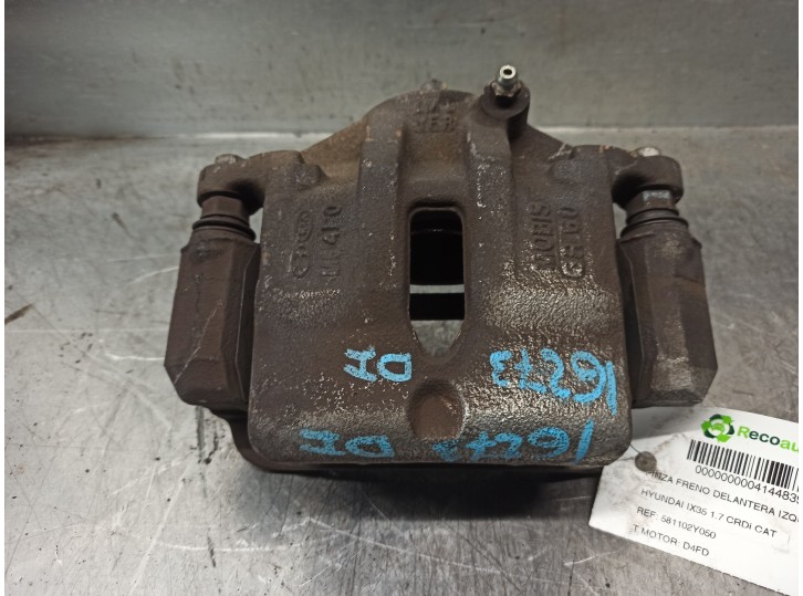 Recambio de pinza freno delantera izquierda para hyundai ix35 1.7 crdi cat referencia OEM IAM 581102Y050  MOBIS