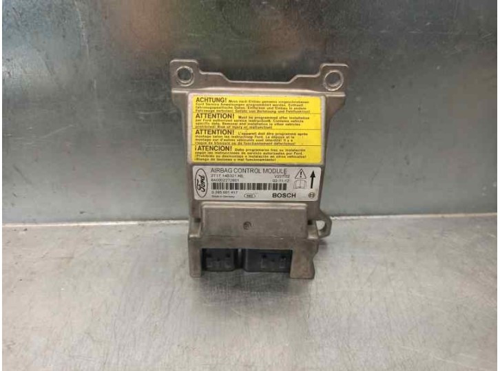 Replacement airbag control unit for Ford Transit Connect (TC7) 1.8 TDCi CAT OEM IAM reference 2T1T14B321AB 0285001417 BOSCH