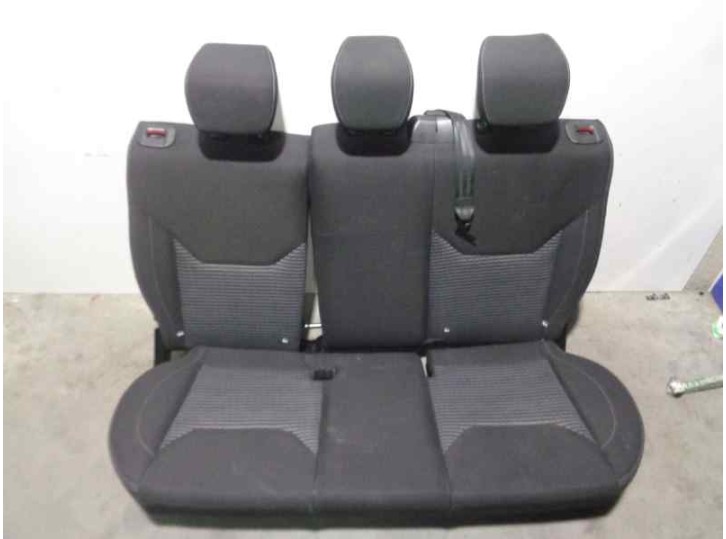Recambio de asientos traseros para ford ka+ ti-vct cat (3 cil.) referencia OEM IAM TELA NEGRA 5 PUERTAS