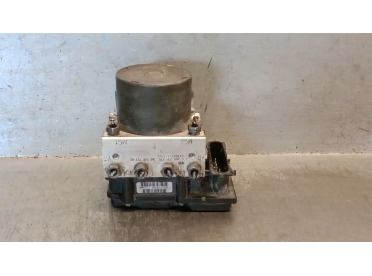Replacement ABS unit for Peugeot 307 (S1) 1.6 16V CAT OEM IAM reference 9651873780 4541J1 0265231476 BOSCH