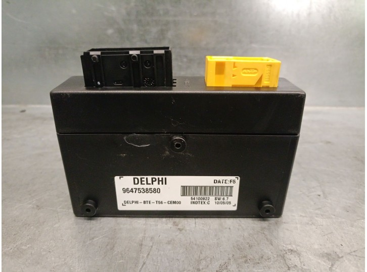 Recambio de modulo confort para peugeot 307 cc (s2) 2.0 16v hdi fap cat (rhr / dw10bted4) referencia OEM IAM 9647538580 6970619